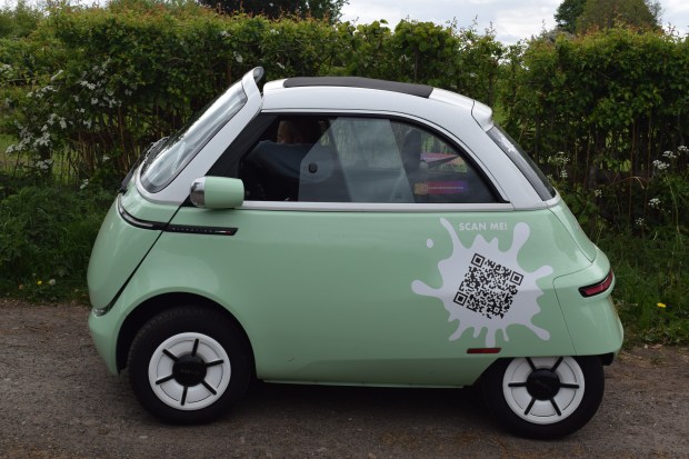 The Microlino electric bubble car