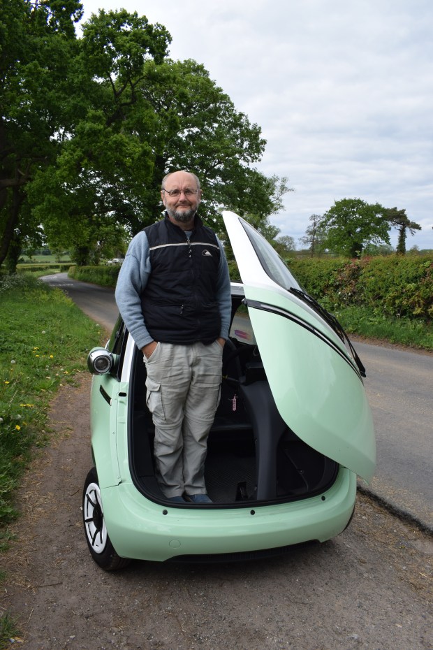 The Microlino electric bubble car